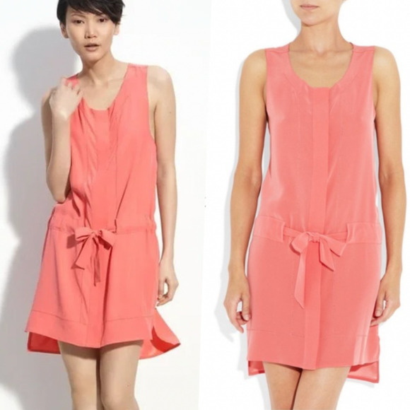 Rag & Bone Sleeveless Mini Casual Dress Pink Red 2 NWOT - Picture 7 of 8